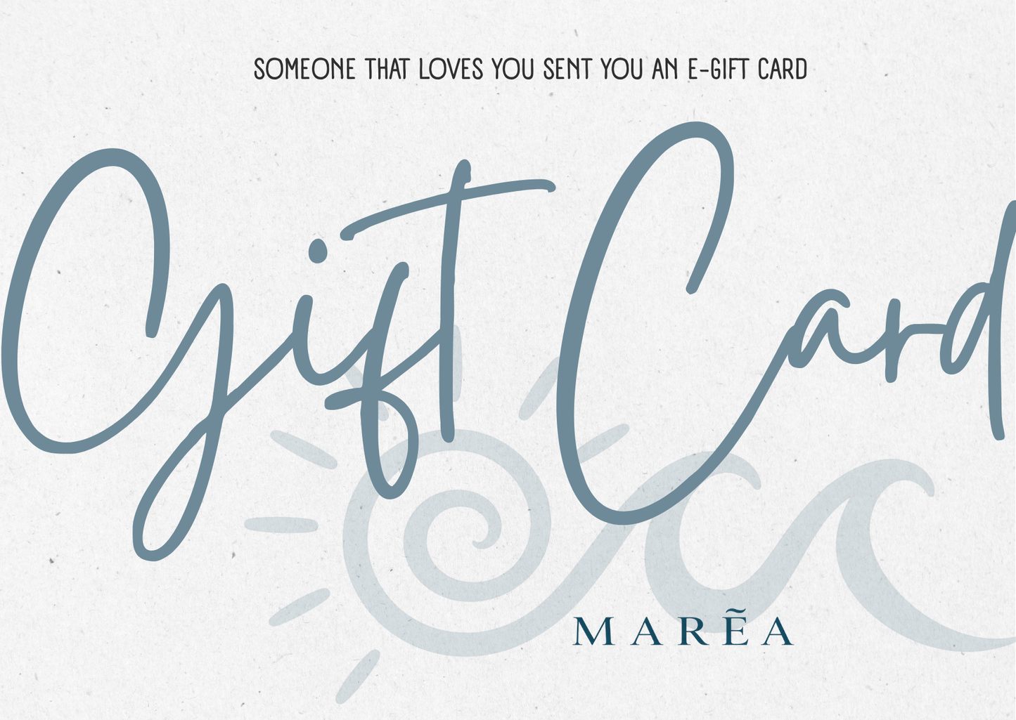 M A R Ẽ A gift card